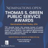 WRRB's 2025 Thomas S. Green Public Service Awards - Nominations Open